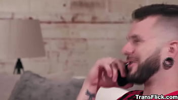 Preview 1 of Xnxxfit - Shemales fucking one hunk stud together