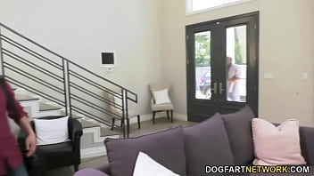 Preview 1 of Helbo Xxx - Karma Rx can&#039_t resist to a huge black cock while cuckold hubby just watching