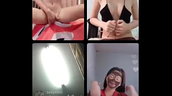 Preview 4 of Mom Fust Night - Asiaticas Putas en Live Instagram part 1