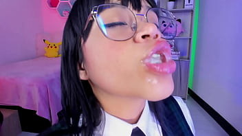 Preview 3 of Sha Sha Gray Xvedios - Lila Jordan plays with frothy saliva