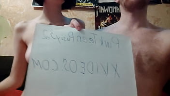 Preview 1 of Eating Food In Dining Table - Verification video PinkTeenPussy