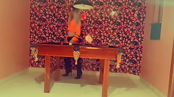 Preview 1 of Rand Xxx Hd - BAREBACK SEM CAMISINHA FUDENDO O CUZINHO DA SAFADA NA MESA DE SINUCA COM MARCOSVINIES
