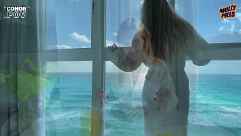 Preview 1 of Mom Masturbates Hidden Cam - Big Boobs Blonde gets Pussy Pounded Hard on Vacati Pills POV 4K