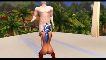 Preview 4 of Suny Leone Sexy Video - Ahsoka Tano big ass in meditation