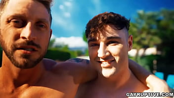 Preview 1 of Big Ass Anal Cry - Johnny Ford and Michael Boston into the first of several anal positions