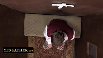 Preview 1 of Girl Anal Fuck - YesFather - Perv Old Priest Takes Advantage Of Shy Catholic Boy And Pounds Him During Confession