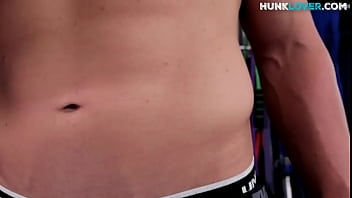 Preview 1 of Sumbal Girl - Muscled amateur masturbates in solo action for cumshot