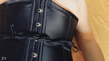 Preview 3 of Old Mom Saleepin - Trans woman in a corset