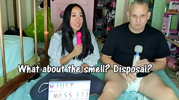 Preview 2 of Brazzers Milhf - ABDL Messy Diaper Episode lots of tips for filling your pamps
