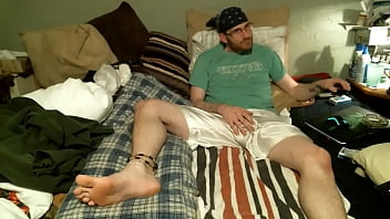 Preview 1 of Chinese Porn Virgin With Bloody - Gay bro jerking on cam