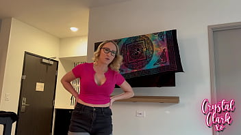 Preview 3 of Between Big Breasts - Stepmom Visits Me At College