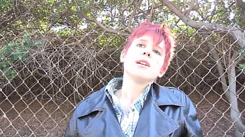Preview 1 of Siri Tied Up Handjob - hairy tomboy lesbian