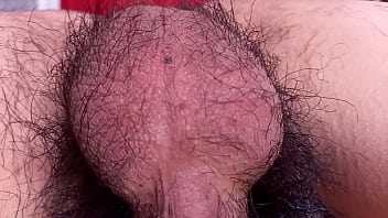 Preview 4 of Hc Melissa Footstep - Sexy twink&#039_s hairy balls move all alone for this fascinating gay porn video