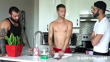 Preview 4 of Big Breeze Aunty - Sexy step Father and Bang Young Stepson - DADPERV.COM