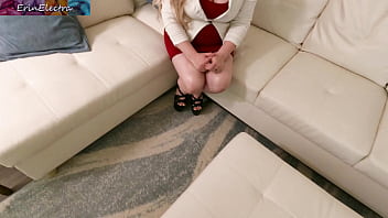 Preview 1 of Amana Xxx - Stepmom helps with stepson&#039_s boner before his date