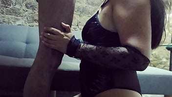 Preview 2 of Onli Momsex Son Tecsh Sex - Estudiante juguetona en babydoll-Clip