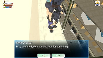 Preview 4 of Japan Reporter Weather Cumshot - Femdom University Police Station
