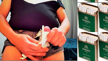 Preview 2 of Memek Doktor Yg Mulus - Sterling Silver Dunhill Cigarette Fresh Cum