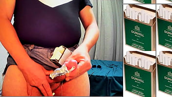 Preview 3 of Memek Doktor Yg Mulus - Sterling Silver Dunhill Cigarette Fresh Cum