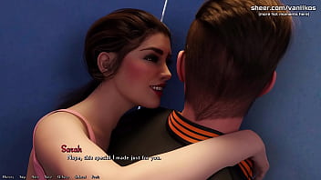 Preview 2 of Young Son And Mom Brezzer - Being a DIK[v0.8] | Three hot teens sluts enjoy sucking and fucking a big cock at a public restroom glory hole | My sexiest gameplay moments | Part #47