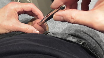 Preview 2 of Seachrip Up Mom - CBT - Sounding my tiny cock