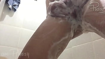Preview 3 of 36 Size Boobs - Amateur Asian girl in soapy shower