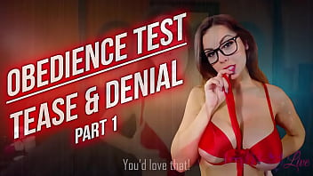 Preview 1 of Teen Forced Homemade - OBEDIENCE TEST - TEASE &amp_ DENIAL - PART 1 - Preview - ImMeganLive