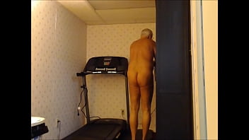 Preview 1 of Rebecca Love Mom - NUDE DUDE TREADMILL