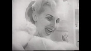 Preview 1 of With Mom Bad - Babe in sheer white lingerie poses sexually in front of a 50s men&#039_s magazine photographer