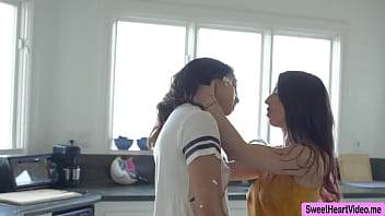 Preview 2 of Leasbian Cuties - Serena and Leda licks their wet pussies