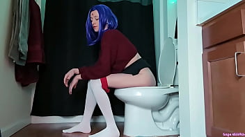 Preview 3 of Nice Xxxx Sani - College Girl Raven Peeing [Voyeur] Sage Eldritch