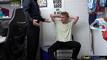 Preview 1 of First Time Girl Bf Video - Blonde teen thief barebacked by big cocked LP officer
