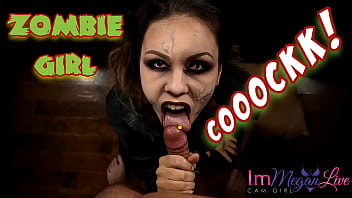 Preview 1 of Old Man Fuking - ZOMBIE GIRL HUNGRY FOR COCK - Preview - ImMeganLive