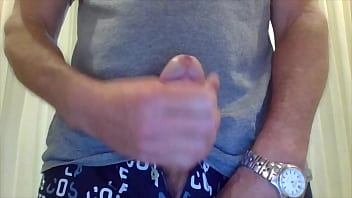Preview 3 of Videos Xxx2016 Hd - Fit dude strokes big-headed cock to four nice loads