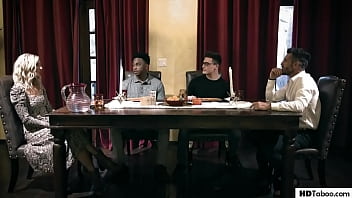 Preview 1 of Pns Jabar Full Movie - We invite our step son&#039_s black friend to our bed! - Mona Wales