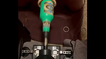 Preview 2 of Black Big As Girls Porn - Machine Sucking me Dry Fleshlightman1000