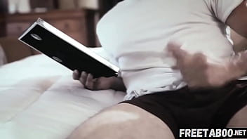 Preview 2 of Pervmom Turkce Altyazi - She Caught Her Pervert Stepbrother Masturbating On Her Photo &amp_ Decide To Give Him The Taste Of A Real Pussy - Full Movie On FreeTaboo.Net