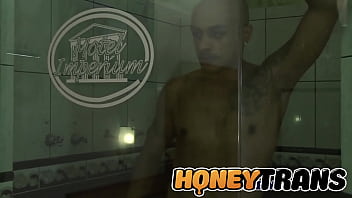 Preview 1 of Bangladesi Naika Nodi - Latina Shemales in Threeway With Black Dude