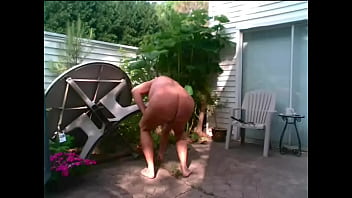 Preview 4 of Teen Anak Kecil - DADDY WORKS NUDE OUTDOORS #3