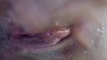 Preview 4 of Hairy Chubby Lesbians - My pretty brunette stepmo woke up horny