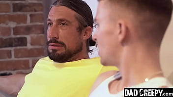 Preview 1 of Toying Ass With Toy Ball - Hot Step Father Drilling His Slutty Stepson,  Ryan Jacobs