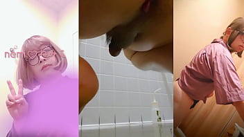 Preview 1 of Use Veet Remove Hair Pussy - アナルから水噴射 アナル洗浄 集めました。アナニーでところてんもしてます。マニアックですね(笑)