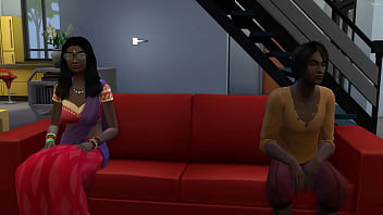 Preview 1 of Sqeert Woboydy - step Son helps his widowed step mom and left her pregnant after he found her naked in her bed after masturbating - indian stepmother