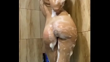 Preview 3 of Benamar Herrera Shemale - Love playing in bath tub with my shower