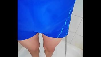 Preview 1 of Son Xxxsex Sleeping Mom - GASTE85,  Peeing in bathroom