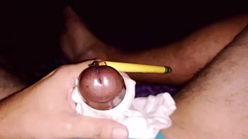 Preview 2 of Sonny Leon Focking - While Playing With My Frenulum...I Accidentally Cummed!!!
