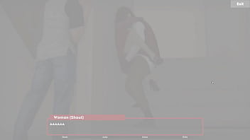 Preview 4 of Ali Rae Tube - TwoSides | Spying black man fuck woman on the stairs