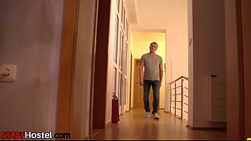 Preview 1 of Selep Porn - Hostel babes blowing dick and squirting in threesome action