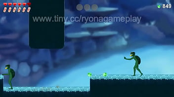 Preview 2 of Xxx Gropu Fucking - Pretty female ninja having sex with monsters men in Hamiyu no mikosyugyo new hentai gameplay