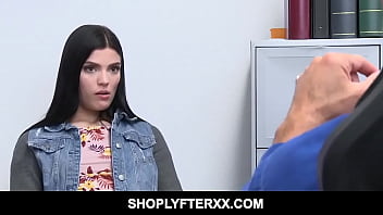 Preview 1 of Amateur Wild - Hot brunette Scared teen shoplifter Sadie Blake serving a big cocked LP officer on CCTV - Shop-lift shop-lifter shop-lyfter shoplift shoplifter shoplifter-sex shoplifter-xxx shoplifters shoplifting shoplyfter shoplyfters shoplyfting